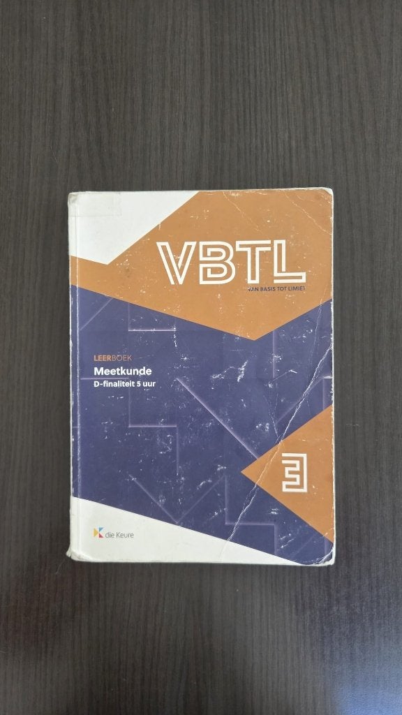 VBTL 3 Meetkunde D-finaliteit 5 uur, Boeken, Gelezen, ASO, Wiskunde A, Die keure