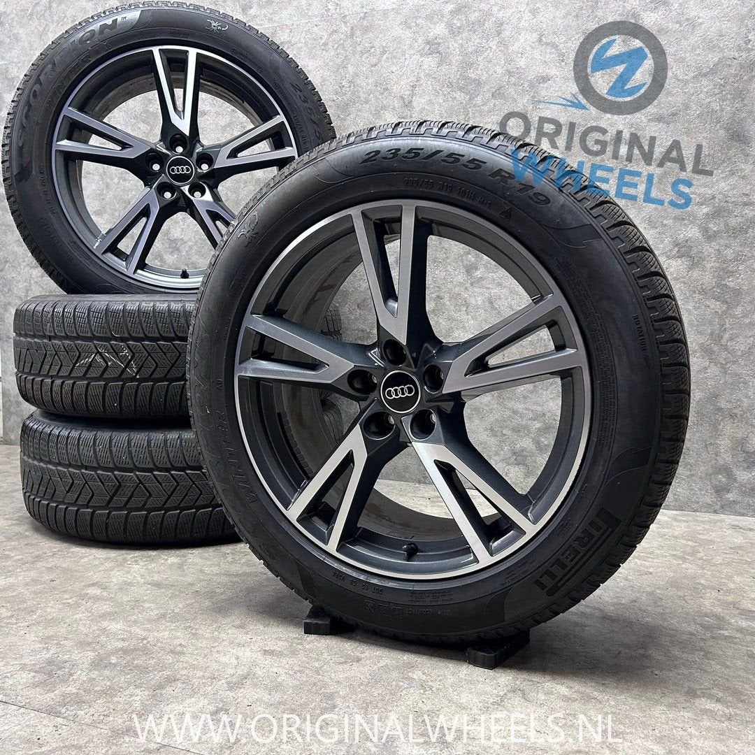 19 inch originele velgen + winterbanden Audi Q5 SQ5 80A60102, Auto-onderdelen, 19 inch, Gebruikt, -, -