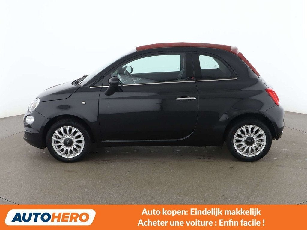 Fiat 500C 1.2 Lounge (bj 2019), Auto's, Fiat, 4 zetels, Stof, Gebruikt, Cabriolet