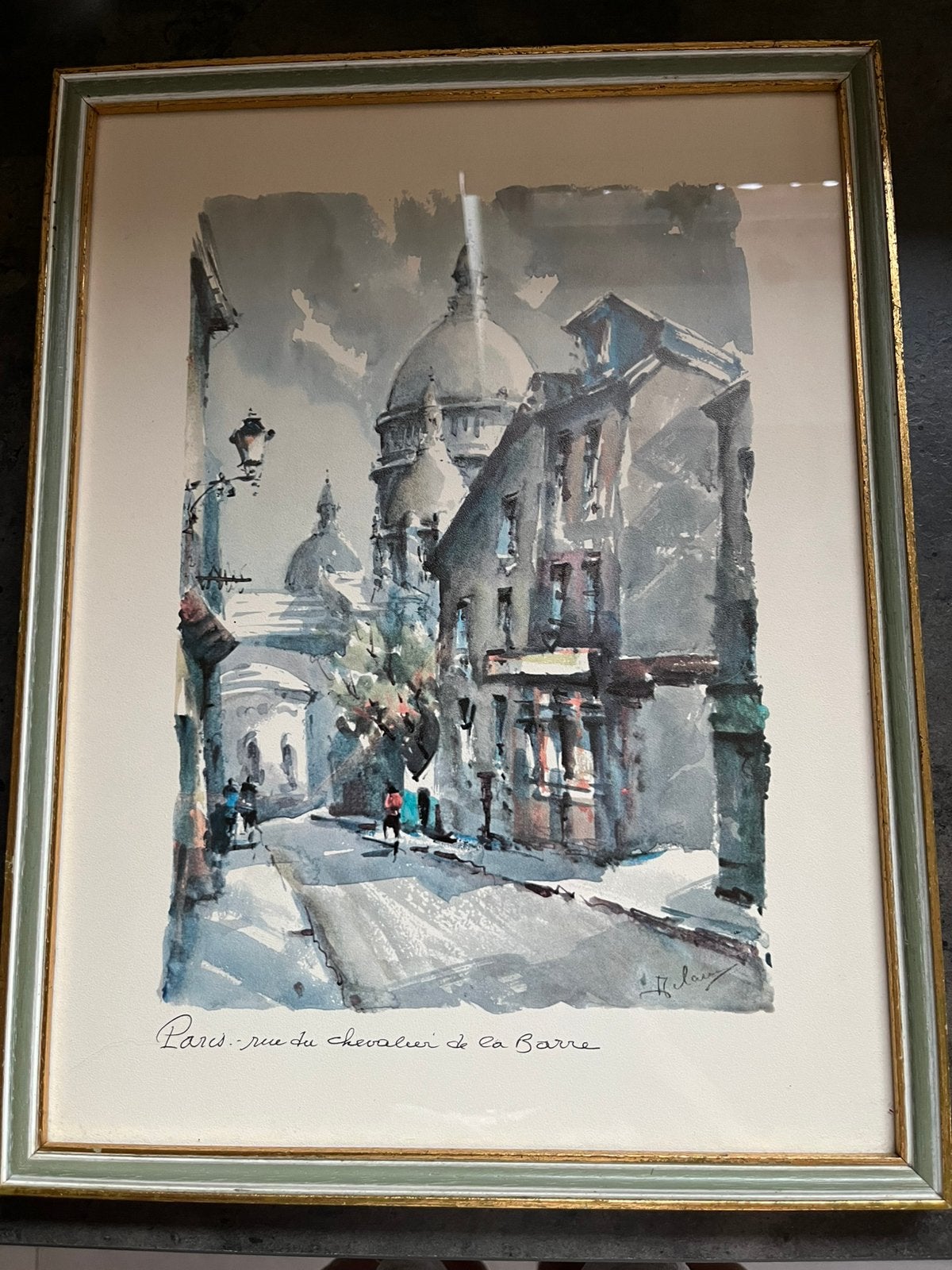 Schilderij van Delarue, Antiquités & Art, Art | Dessins & Photographie, Enlèvement, Tableau