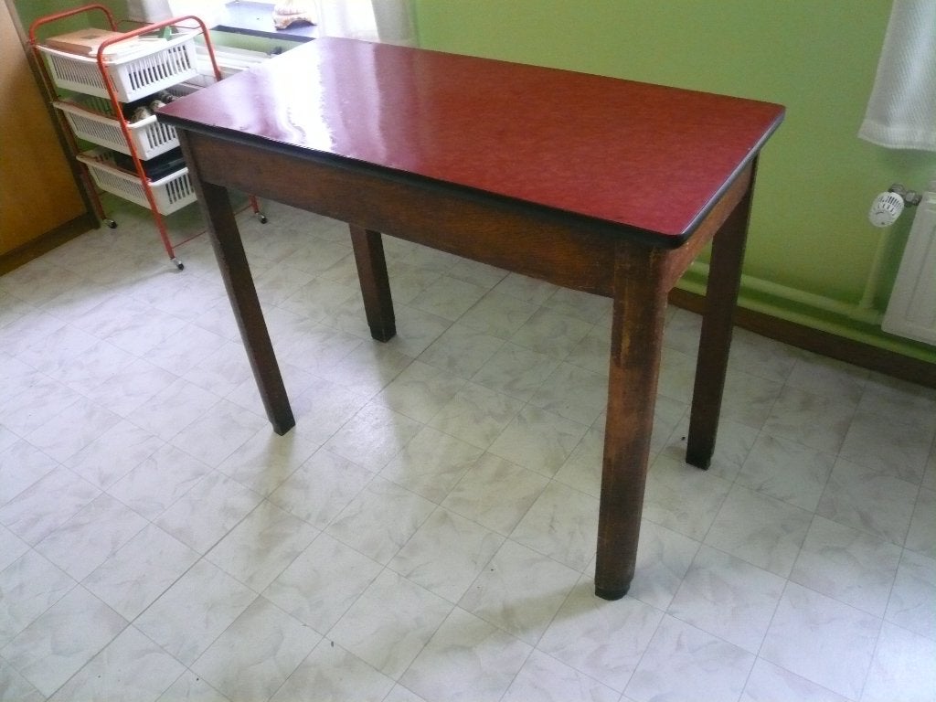 cafétafel in goede staat, Huis en Inrichting, Ophalen, Gebruikt, Café, 75 cm of meer