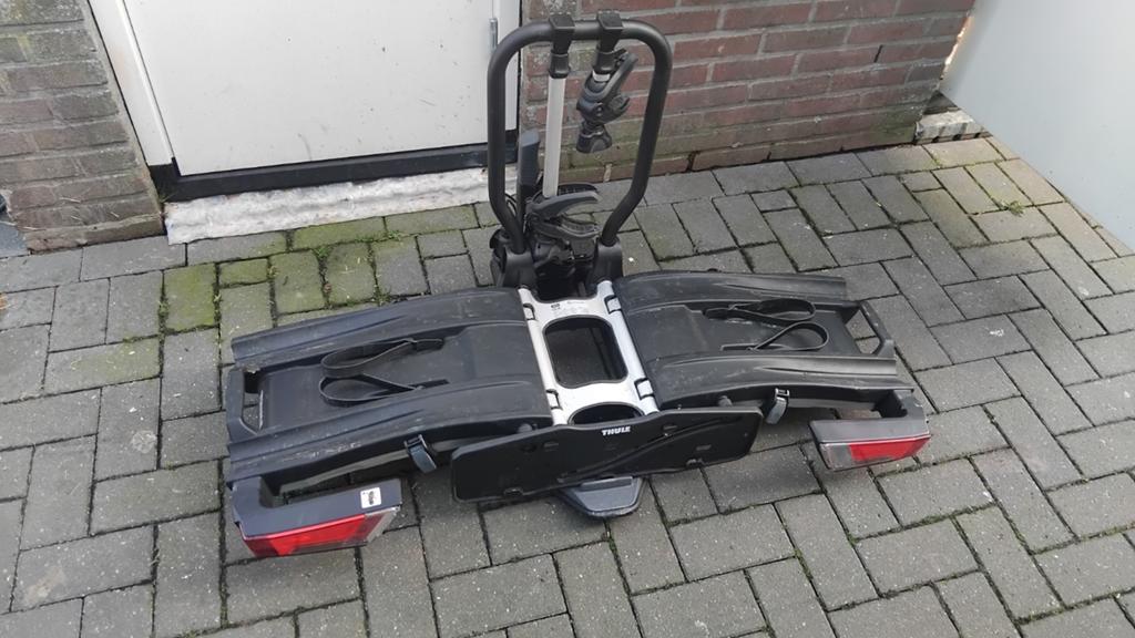 Thule easyfold 933, Auto diversen, Fietsendragers, Ophalen, Elektrische fiets, Zo goed als nieuw, 2 fietsen