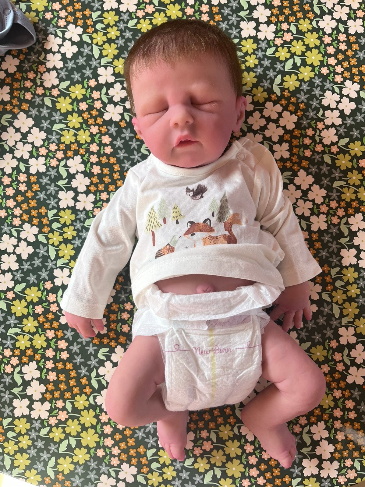 Full body silicone baby jongen, Ophalen of Verzenden, Zo goed als nieuw, Babypop, Levensecht of Reborn