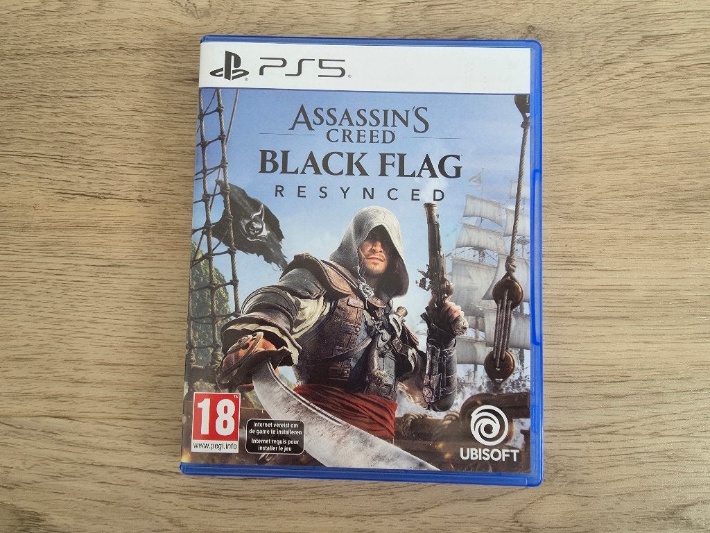 Assassin's Creed Black Flag opnieuw gesynchroniseerde PS5 Pl, Ophalen, Zo goed als nieuw