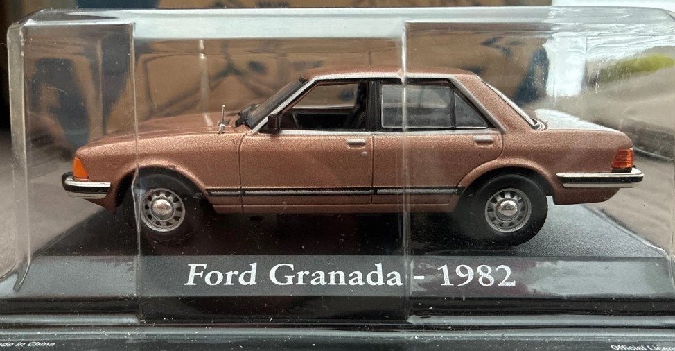 Ford Granada brune 1982 1:43 version espagnole avec magazine, Enlèvement ou Envoi