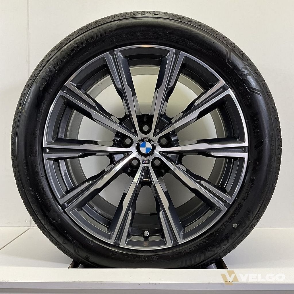 BMW X5 G05 EN X6 G06 BREEDSET VELGEN + ZOMERBANDEN 20 INCH O, Auto-onderdelen, Gebruikt, -, 275 mm, -