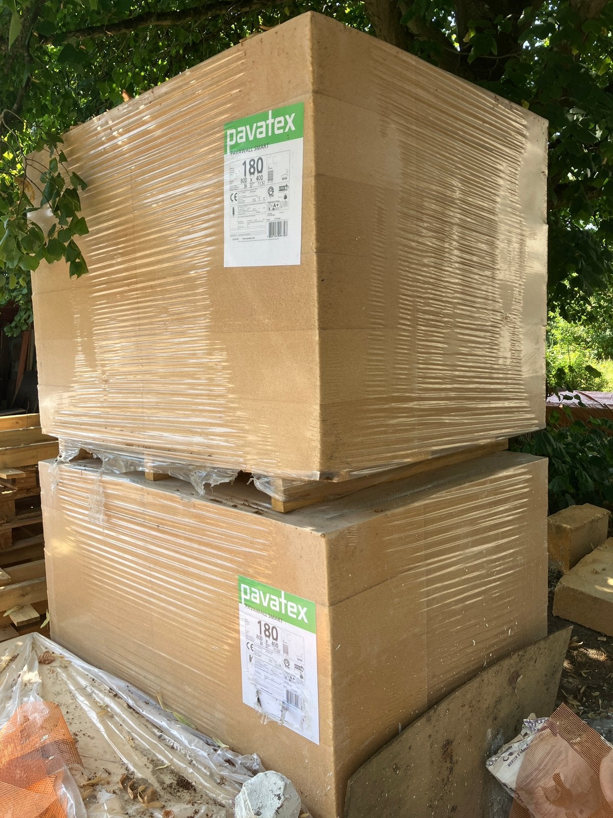 Blocs de laine de bois Pavatex 9 pièces, Enlèvement, Comme neuf, Moins de 200 cm, Autres types