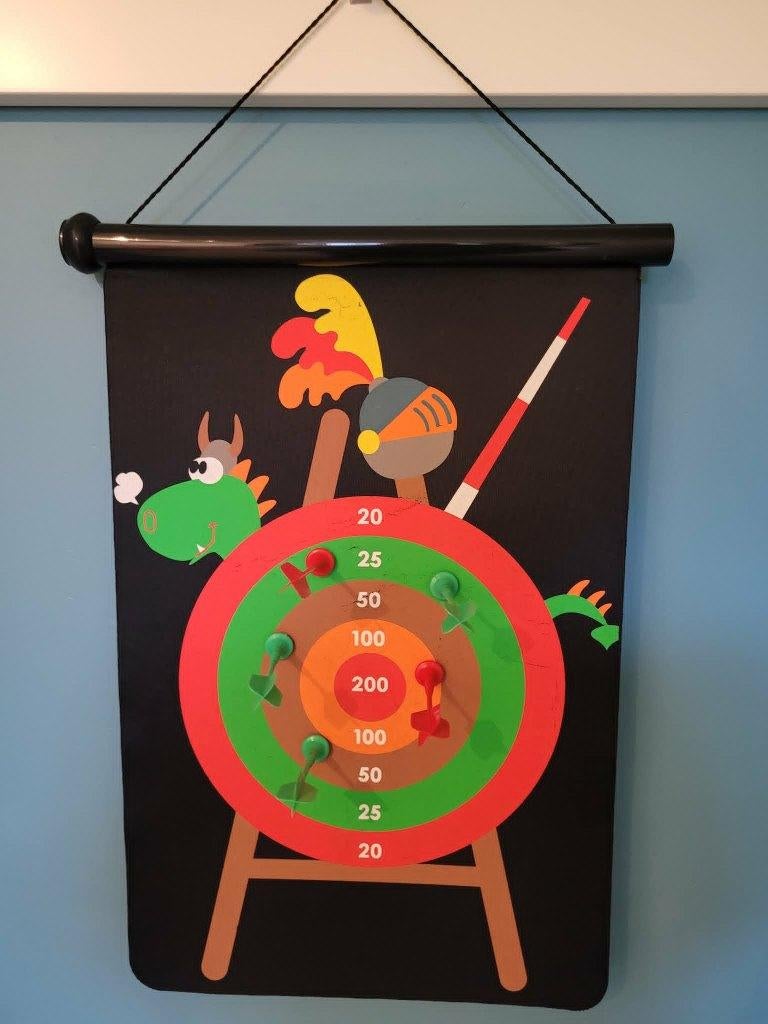 Jeu de fléchettes magnétique pour enfants, Enlèvement ou Envoi, Comme neuf, Cible de fléchettes avec fléchettes