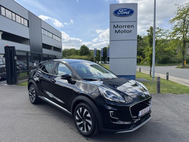 Ford Puma Titanium Ecoboost mHEV *14871 OC0681, Auto's, Parkeersensor, Puma, Zwart, Handgeschakeld