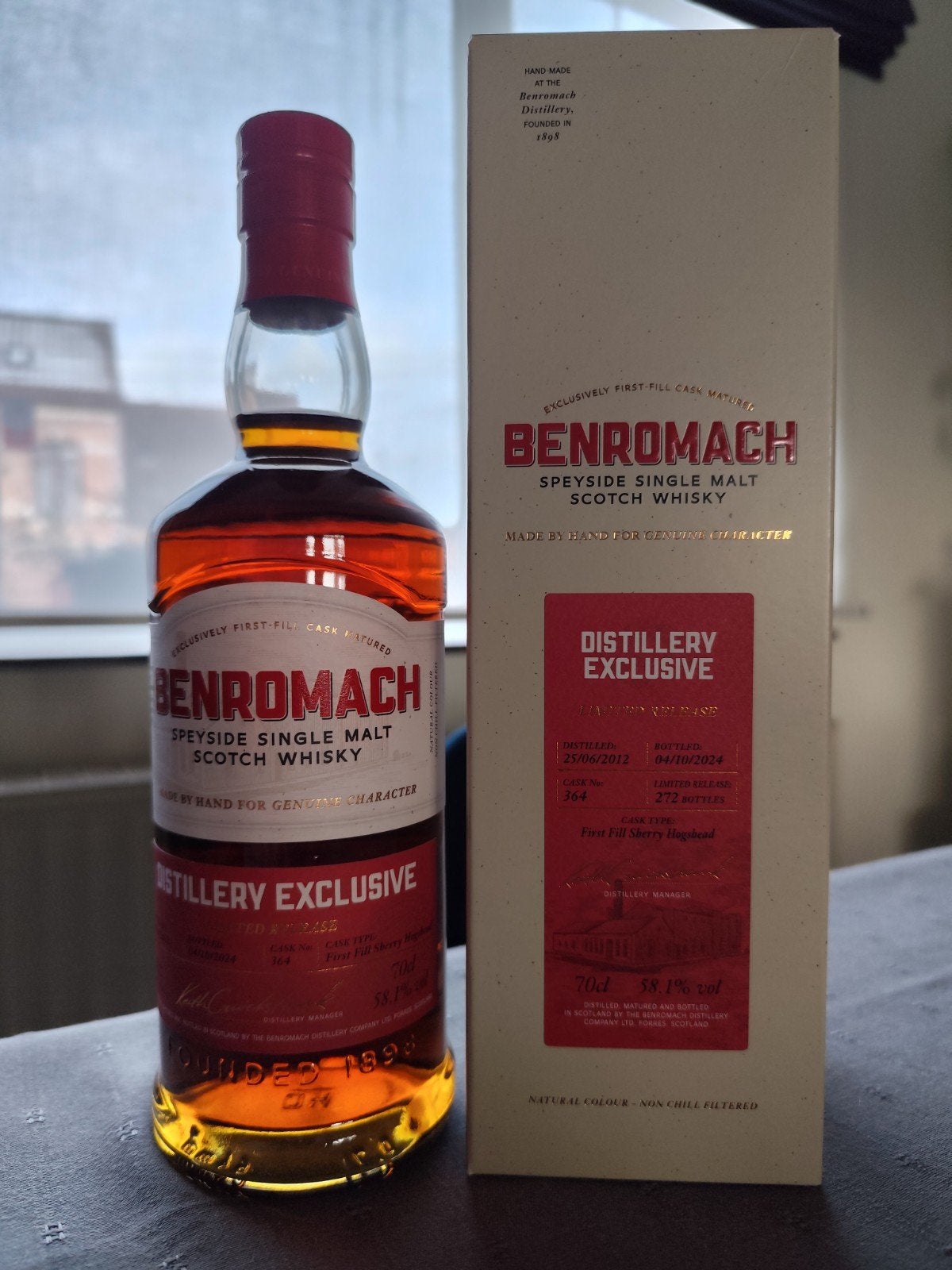 Benromach single malt whisky distillery exclusive, Ophalen