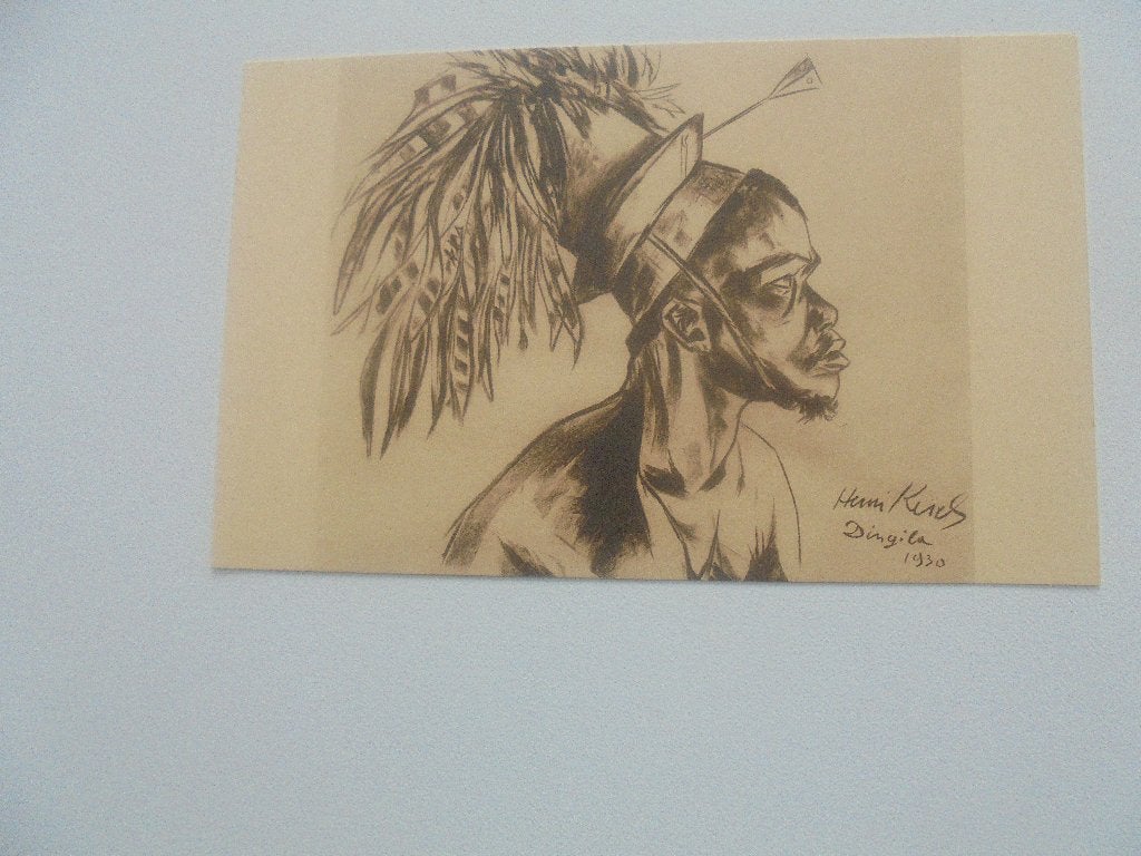 kongo- chef zande, Ophalen of Verzenden, 1920 tot 1940, Ongelopen, Buiten Europa