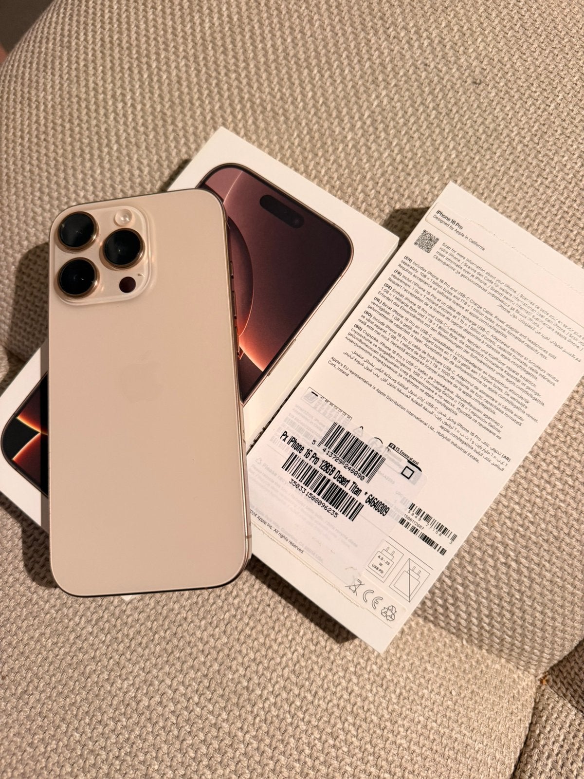 Te koop: iPhone 16 Pro 128 GB, Ophalen, 128 GB, IPhone 16, Zo goed als nieuw