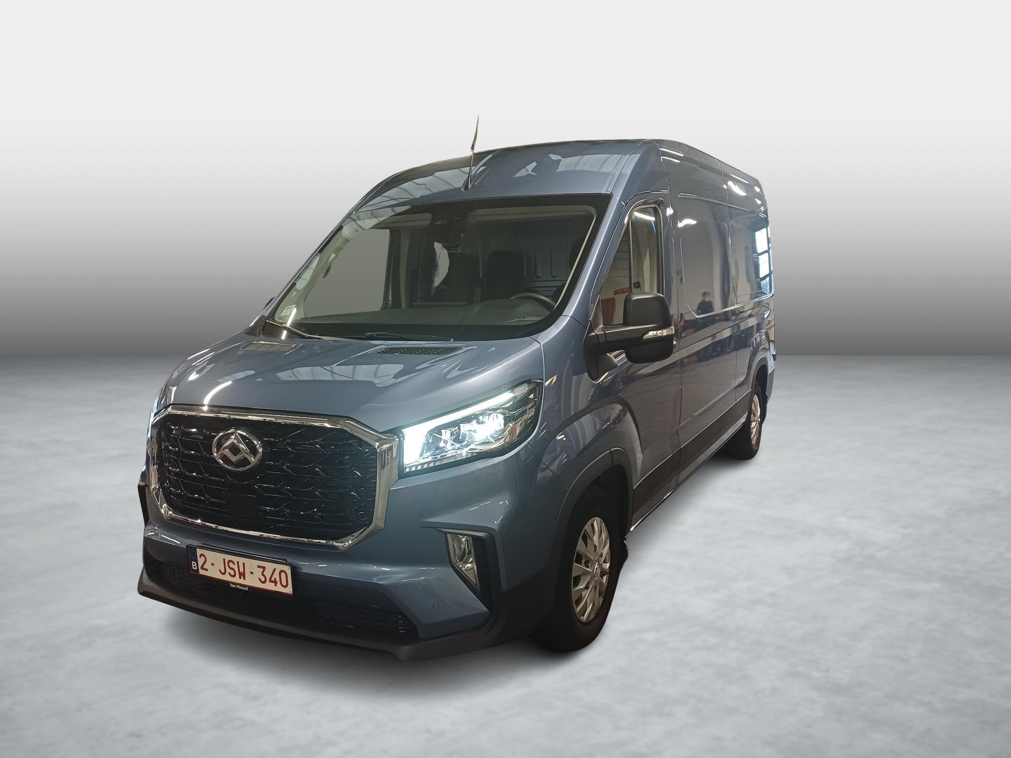 Maxus Deliver 9 Luxury, Auto's, Stof, Gebruikt, Overige modellen, Blauw