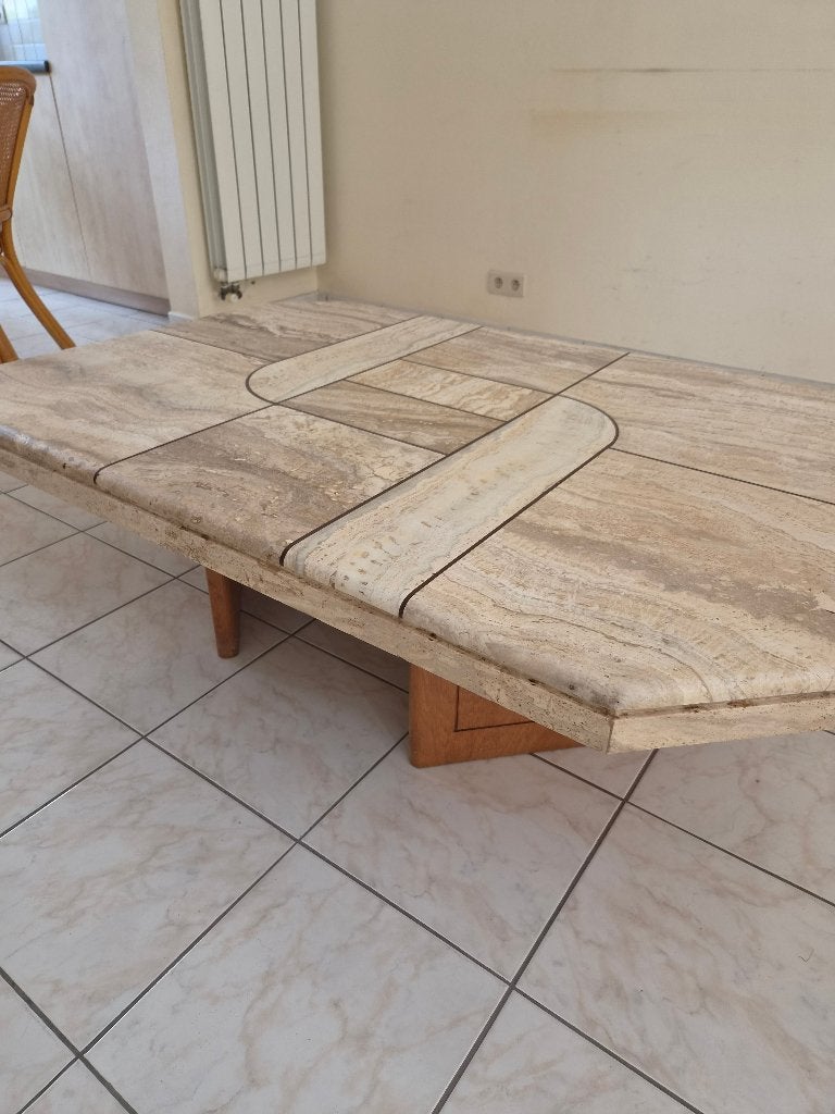 Salontafel (ca. 130 x 90 cm.), Huis en Inrichting, Ophalen, Gebruikt, 100 tot 150 cm, 50 tot 100 cm