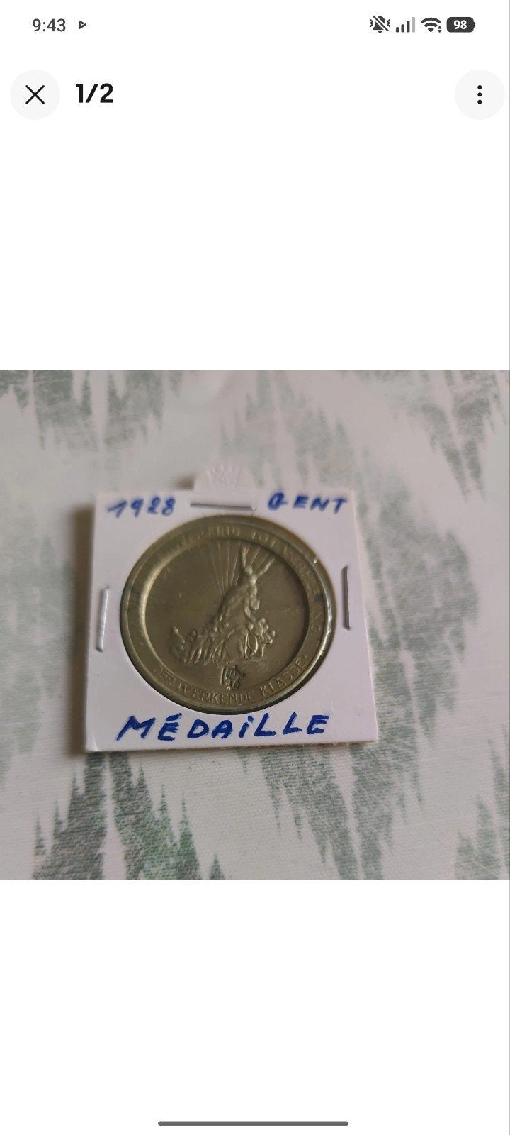 medaille, Ophalen of Verzenden