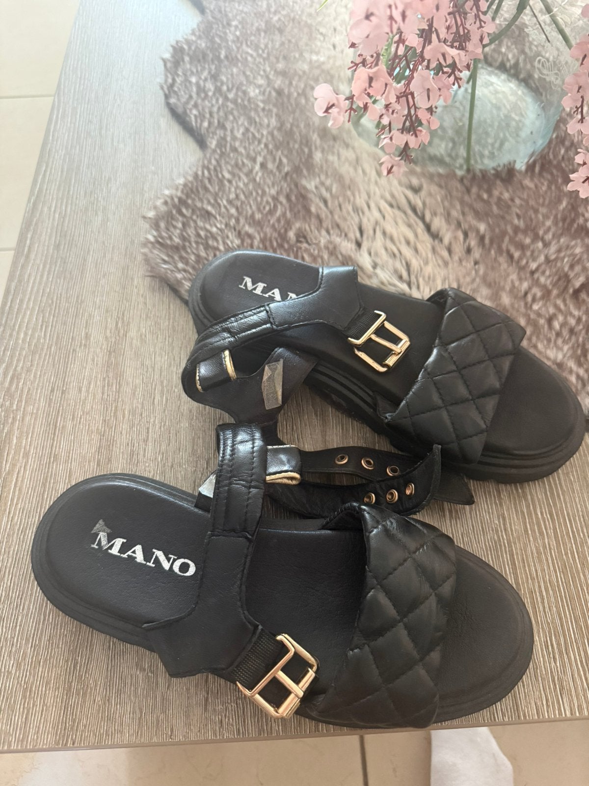 Zwarte Sandalen, Kleding | Dames, Schoenen, Verzenden, Gedragen