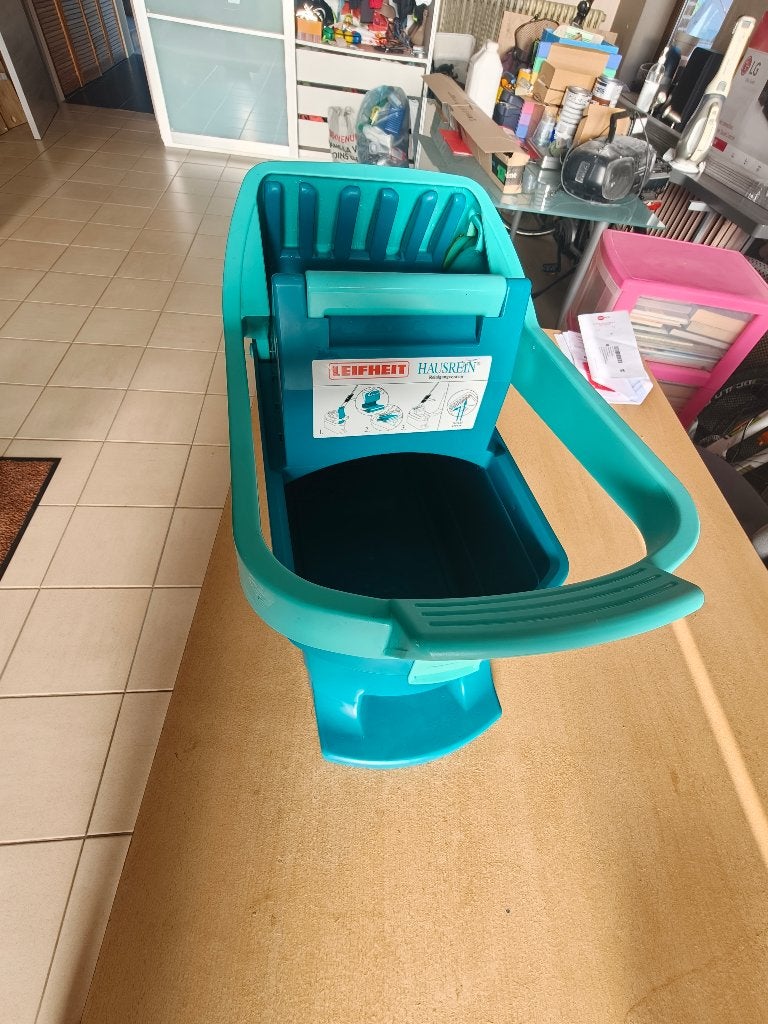 Ensemble Mop et Seau d'Essorage Leifheit Profi XL, Enlèvement, Seau, Bac ou Chariot à balais