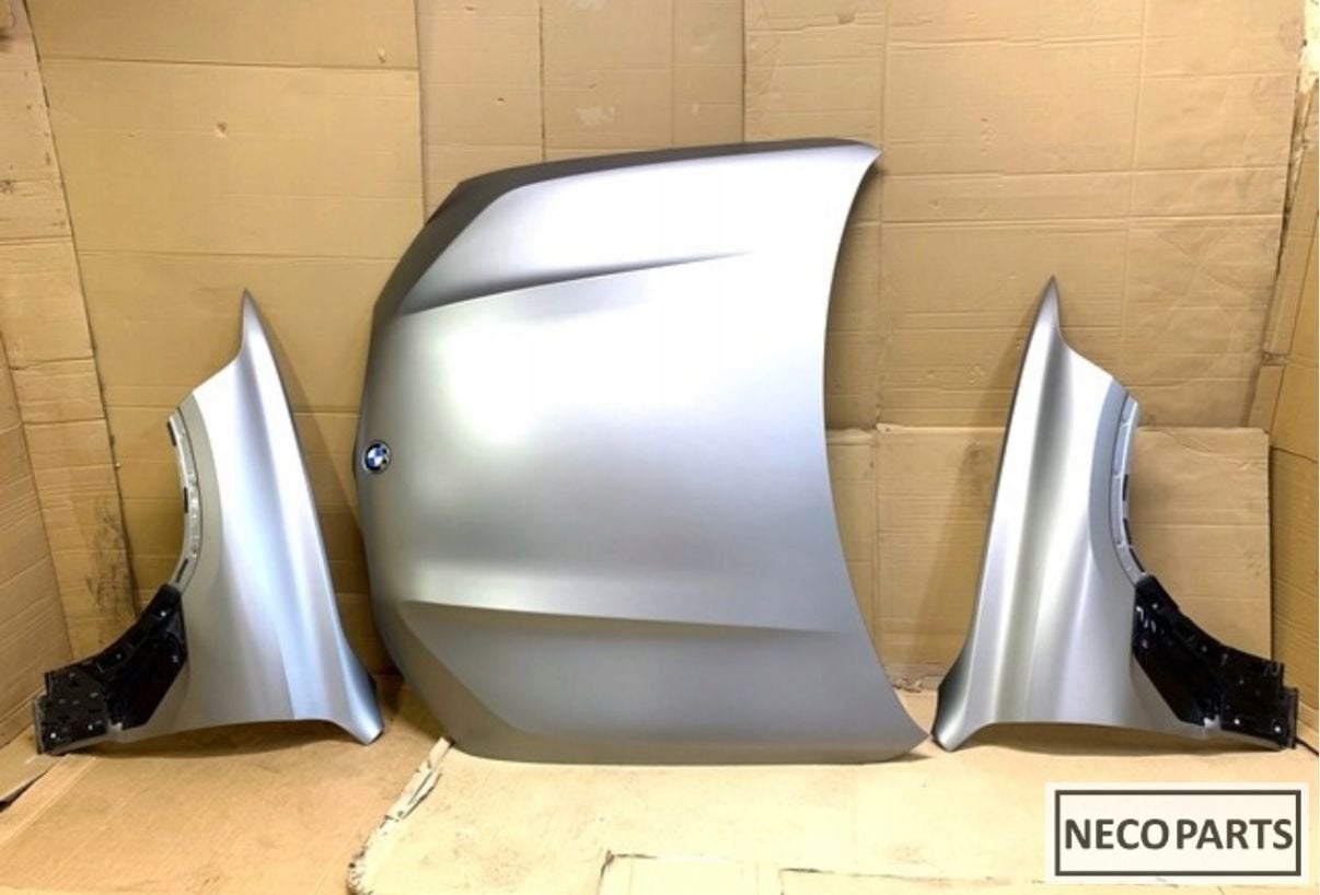 BMW X6 G06 F96 M-POWER MOTORKAP ZIJSCHERM SPATBORD C28, Arrière, -, Haillon arrière, Utilisé