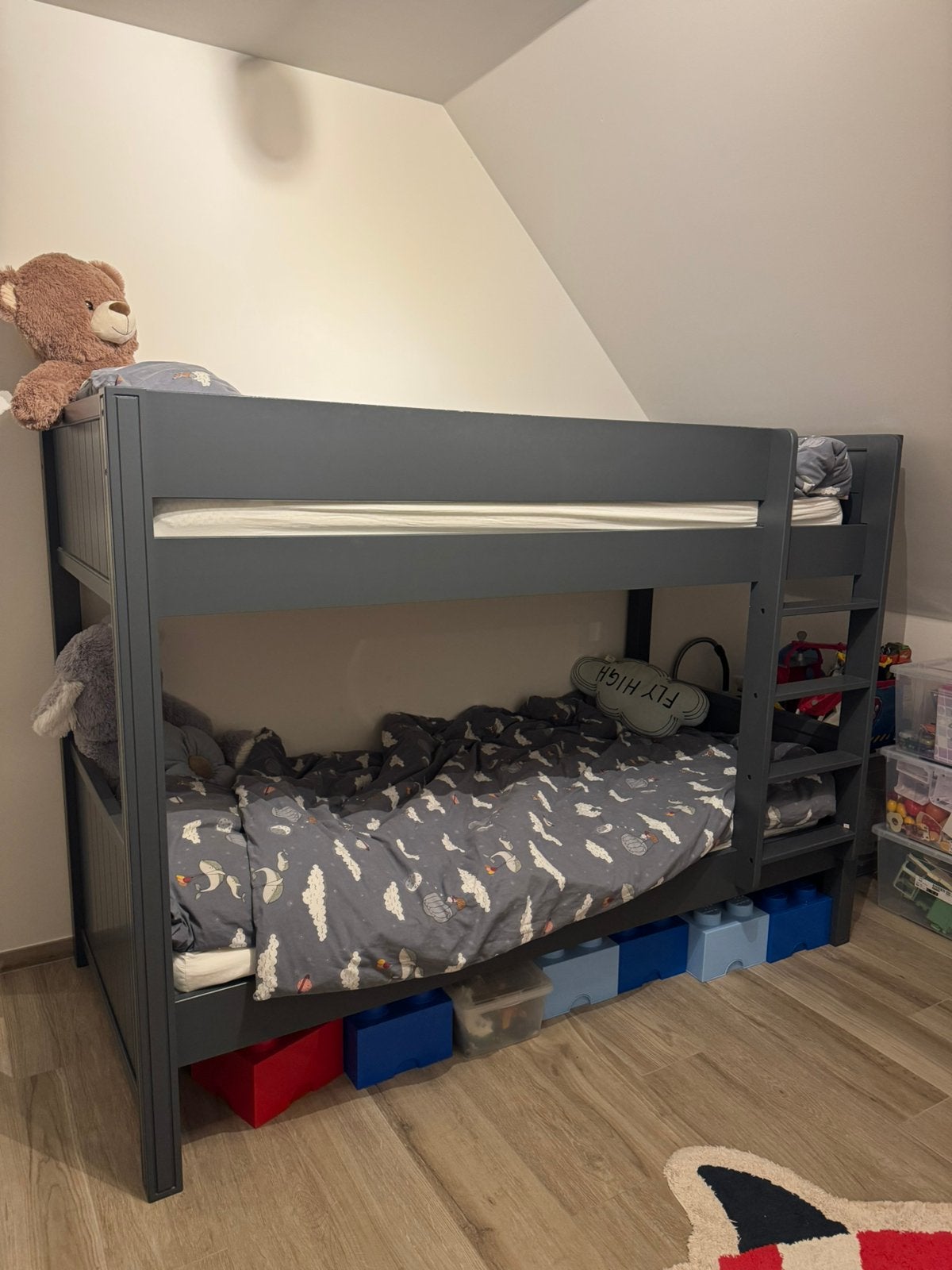 Maison du monde - stapelbed inclusief lattenbodem, Ophalen, Zo goed als nieuw, Stapelbed