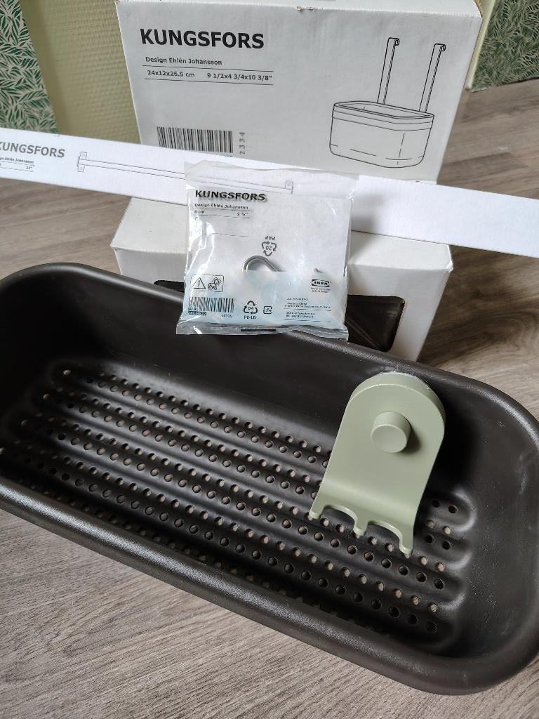 nieuwe keukenspullenhouders en vergiet, Huis en Inrichting, Ophalen, Nieuw, Groen, IKEA