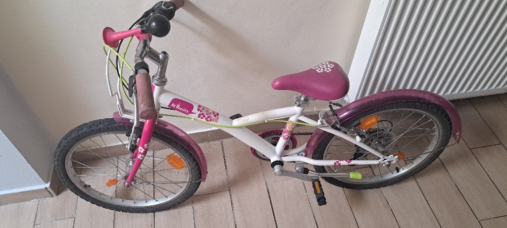 Velo fille, Frein sur jante, BTwin Décathlon, 20 pouces, Enlèvement
