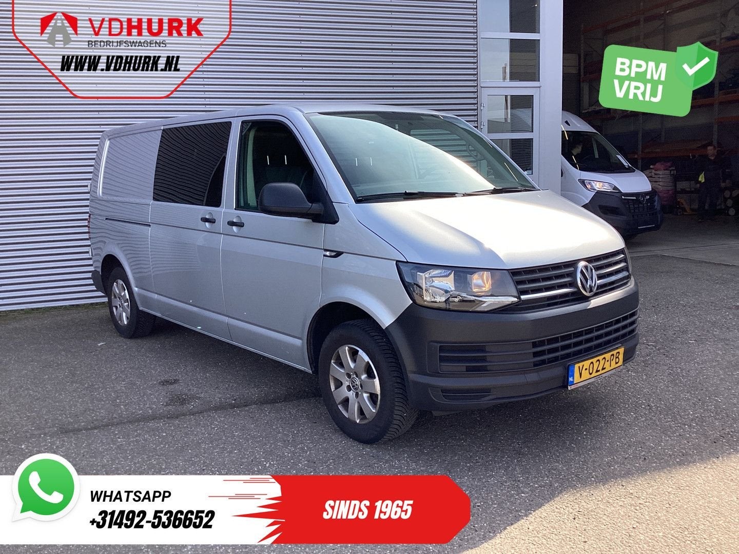 Volkswagen Transporter 2.0 TDI 150 pk L2 DC Dubbel Cabine EX, Auto's, Bestelwagens en Lichte vracht, Bedrijf, ABS, Airconditioning