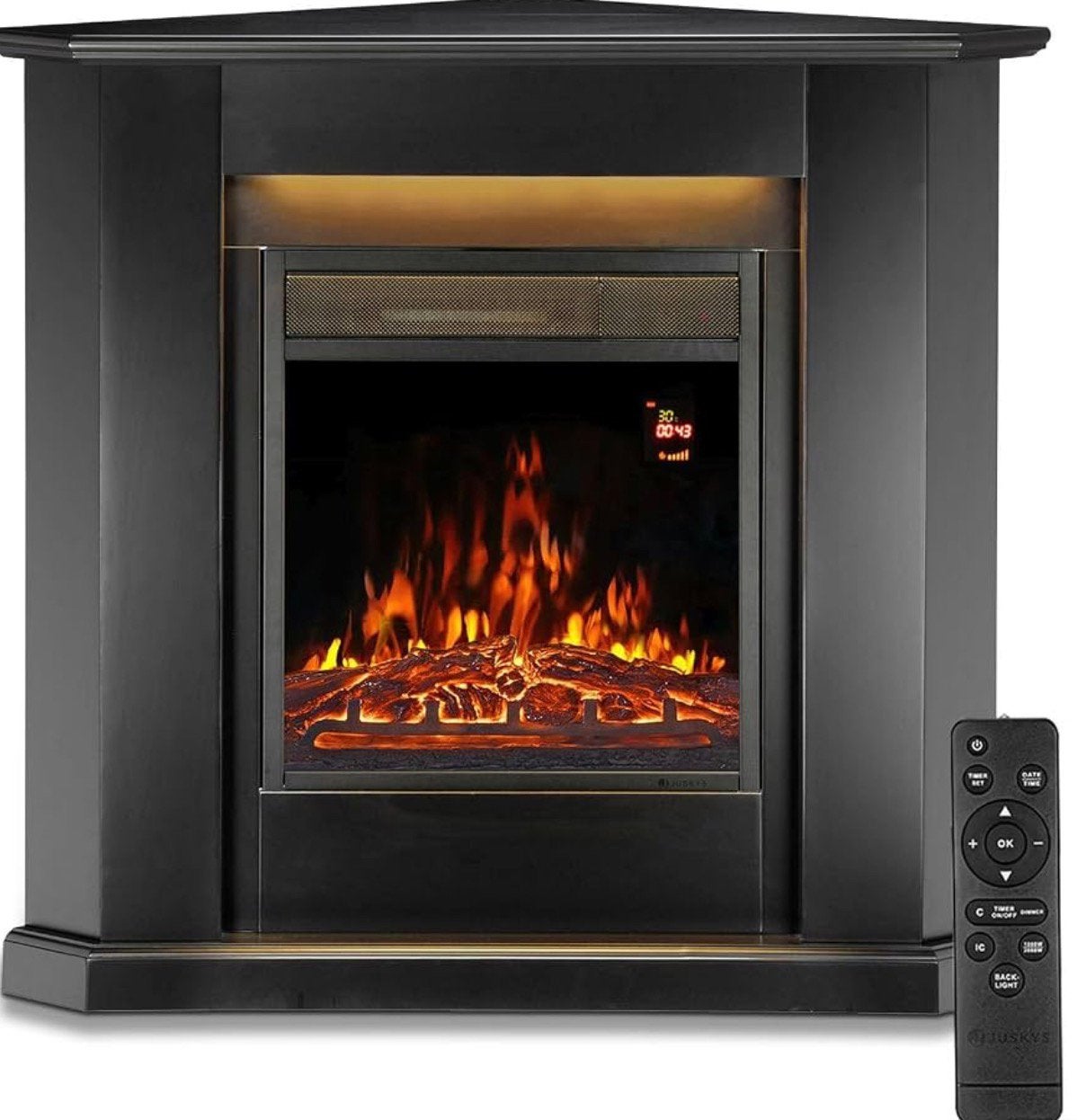 Electric Fireplace with Heater, Ophalen, Zo goed als nieuw