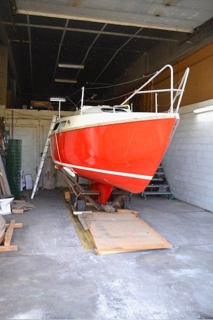 zeilboot omega, Watersport en Boten, Kajuitzeilboten en Zeiljachten, Gebruikt, Traditionele zeilboot, Overige merken, Polyester