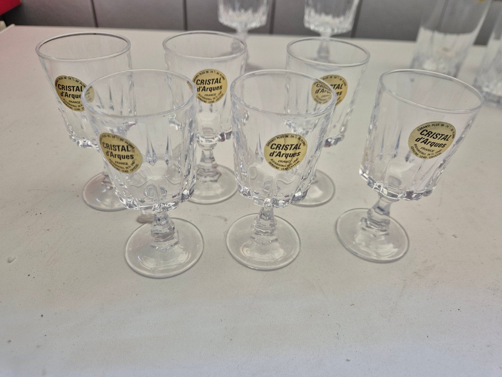 Cristal d'Arques kristallen glazen, Antiek en Kunst, Ophalen