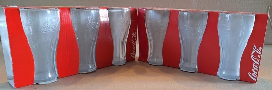 Coca Cola glazen, Verzamelen, Glas en Drinkglazen, Ophalen of Verzenden, Nieuw, Frisdrankglas