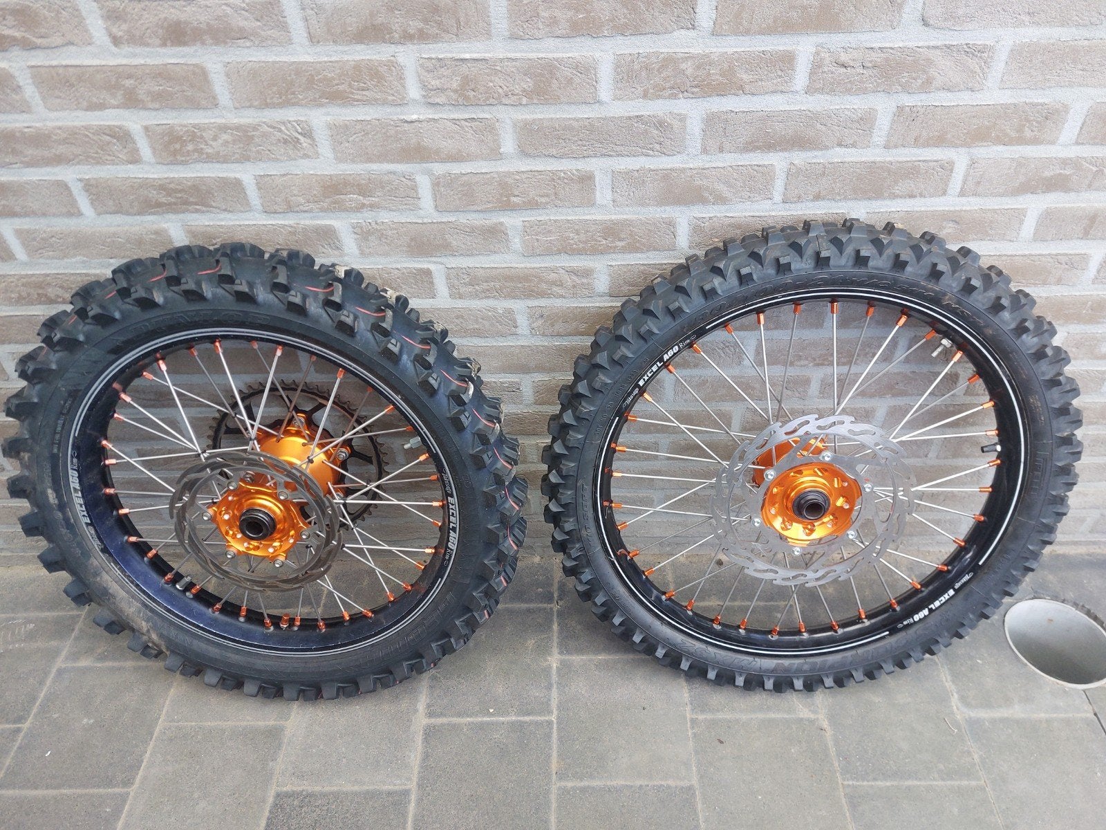 A60 haan wheels wielenset ktm gasgas husqvarna, Ophalen, Gebruikt