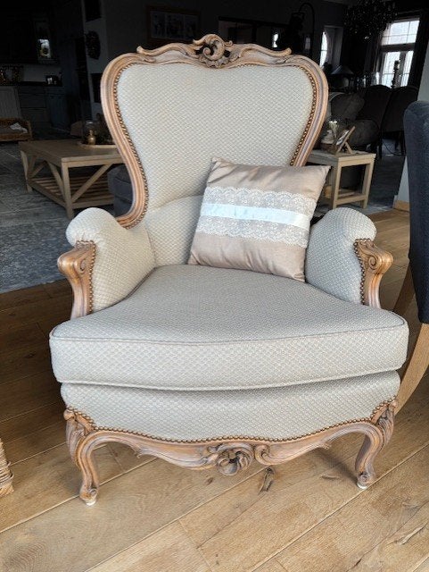 zetels model Louis XV in eik, Ophalen, Zo goed als nieuw, Hout