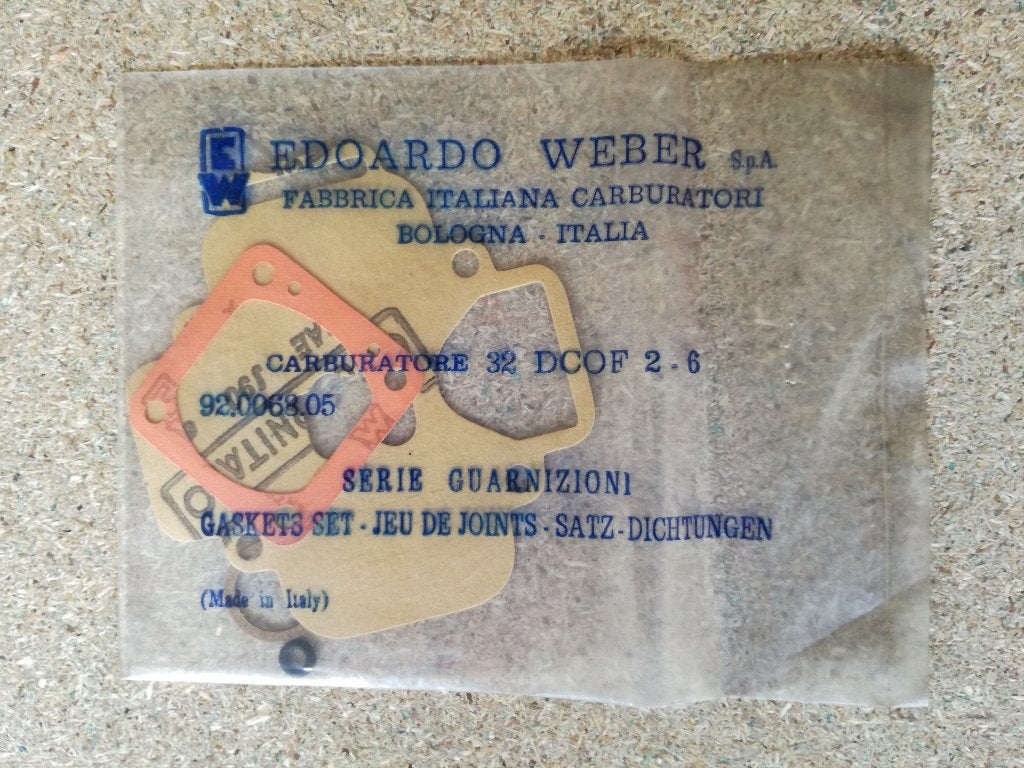 FIAT 1100R - Joints carburateur Weber - NEUF, Autos : Pièces & Accessoires, Enlèvement ou Envoi, Neuf, Fiat