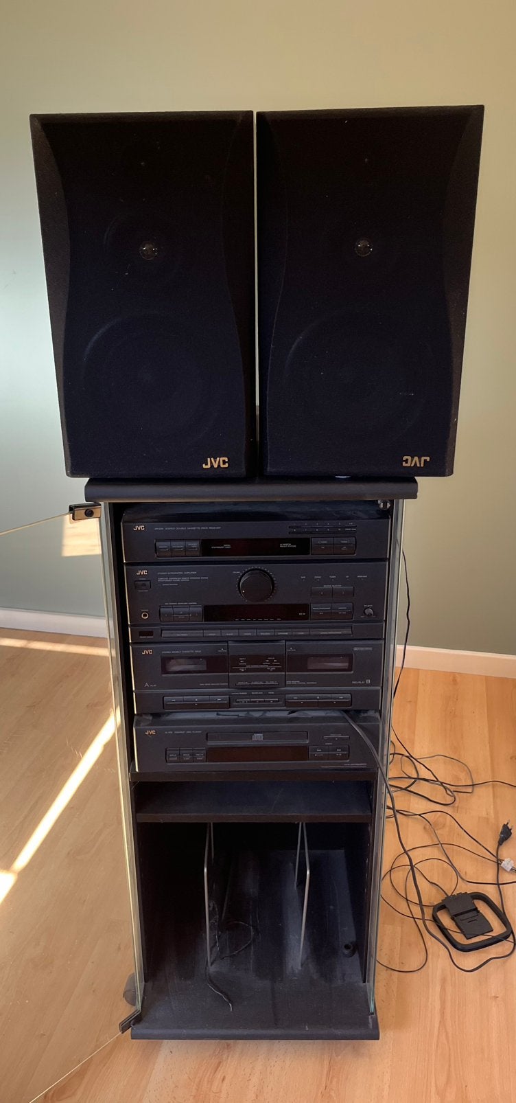 Hi- fi keten met boxen . MerkJVC, Ophalen, Gebruikt, JVC