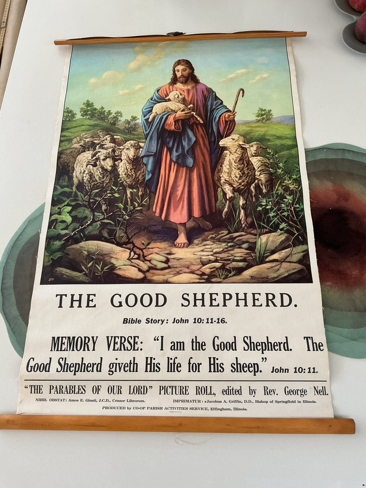 De goede herder, Ophalen, Gebruikt