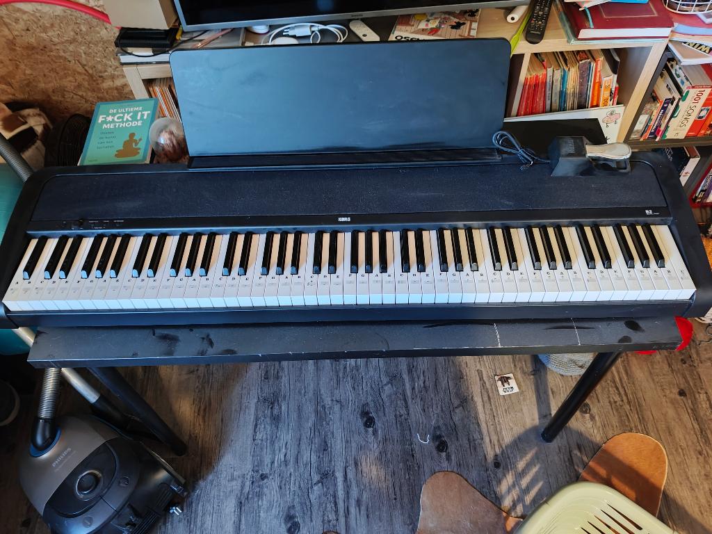 Piano Korg B2, Ophalen, Zwart, Digitaal, Zo goed als nieuw