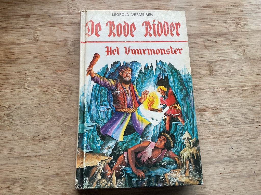 De rode ridder het vuurmonster, Boeken, Gelezen, Leopold Vermeiren., Ophalen of Verzenden, Fictie