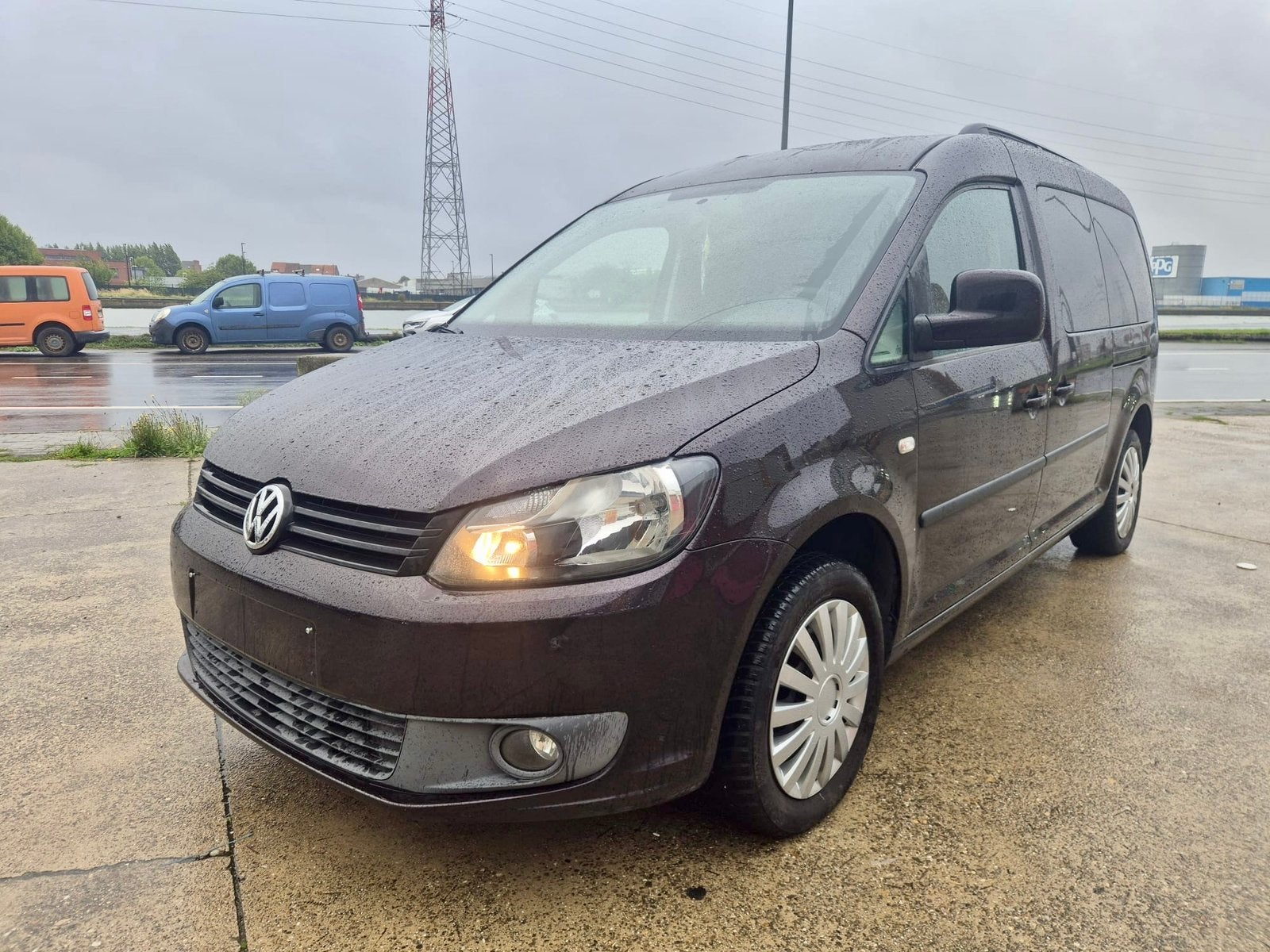 Volkswagen Caddy 1.6 TDI Diesel 2011 7 PLACES, Euro 5, 4 portes, 7 places, Boîte manuelle