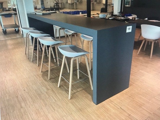 Design bar tafel zeer zware professionele constructie !, Enlèvement, Comme neuf