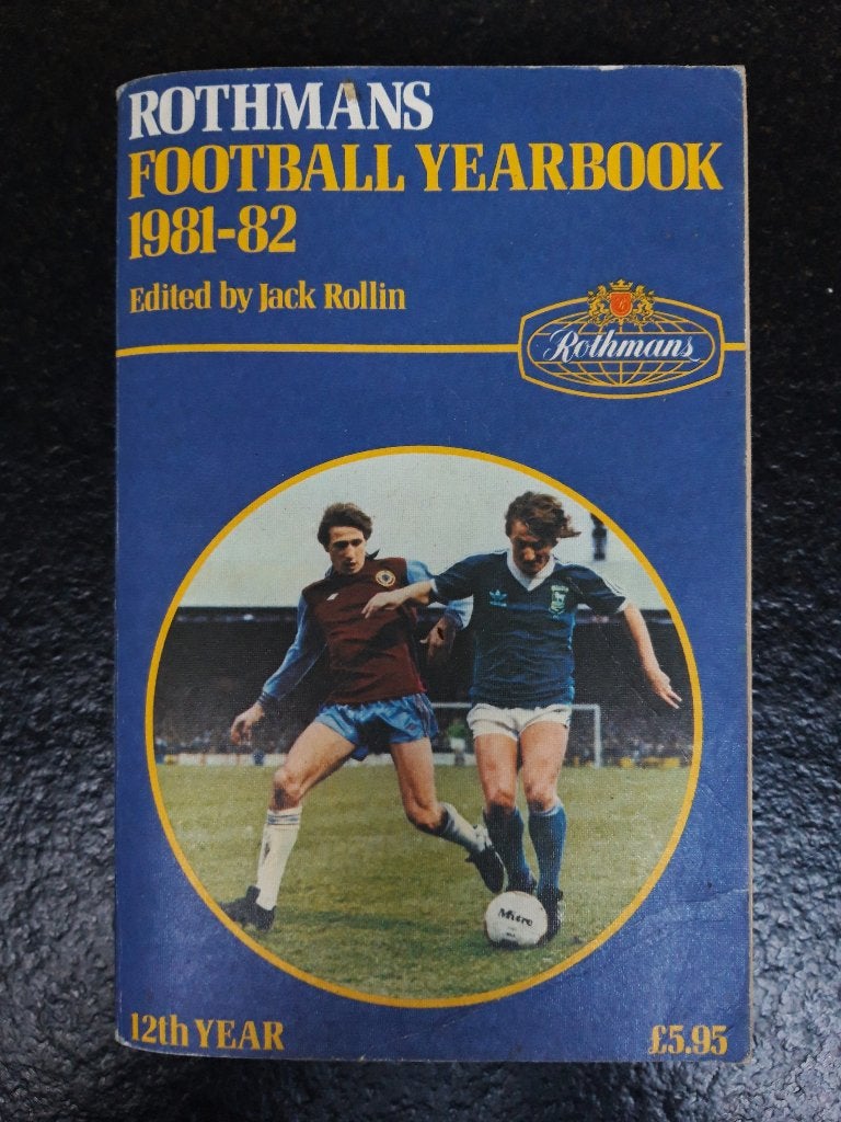 Rothmans Football Yearbook 1981-1982, Sport de ballon, Comme neuf, Jack Rolin, Envoi