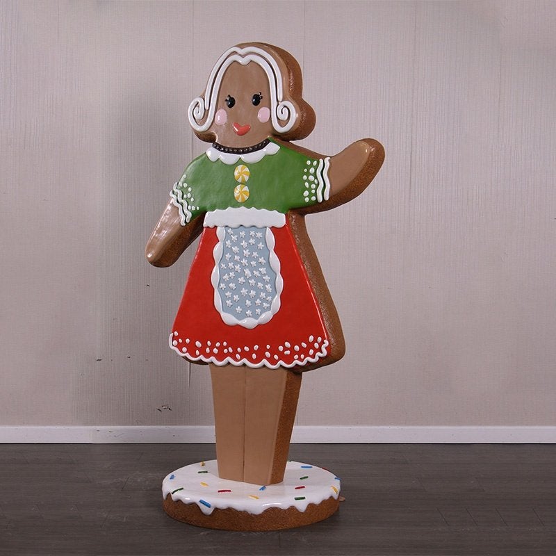 Femme en pain d'épice — Pain d'épice Hauteur 175 cm, Enlèvement, Neuf