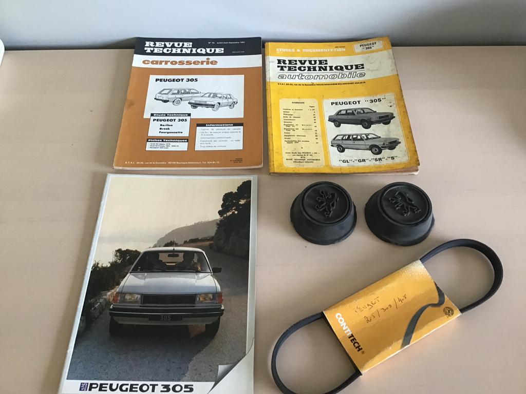 Revue + pièces Peugeot 305, Autos : Pièces & Accessoires, Enlèvement ou Envoi, Peugeot