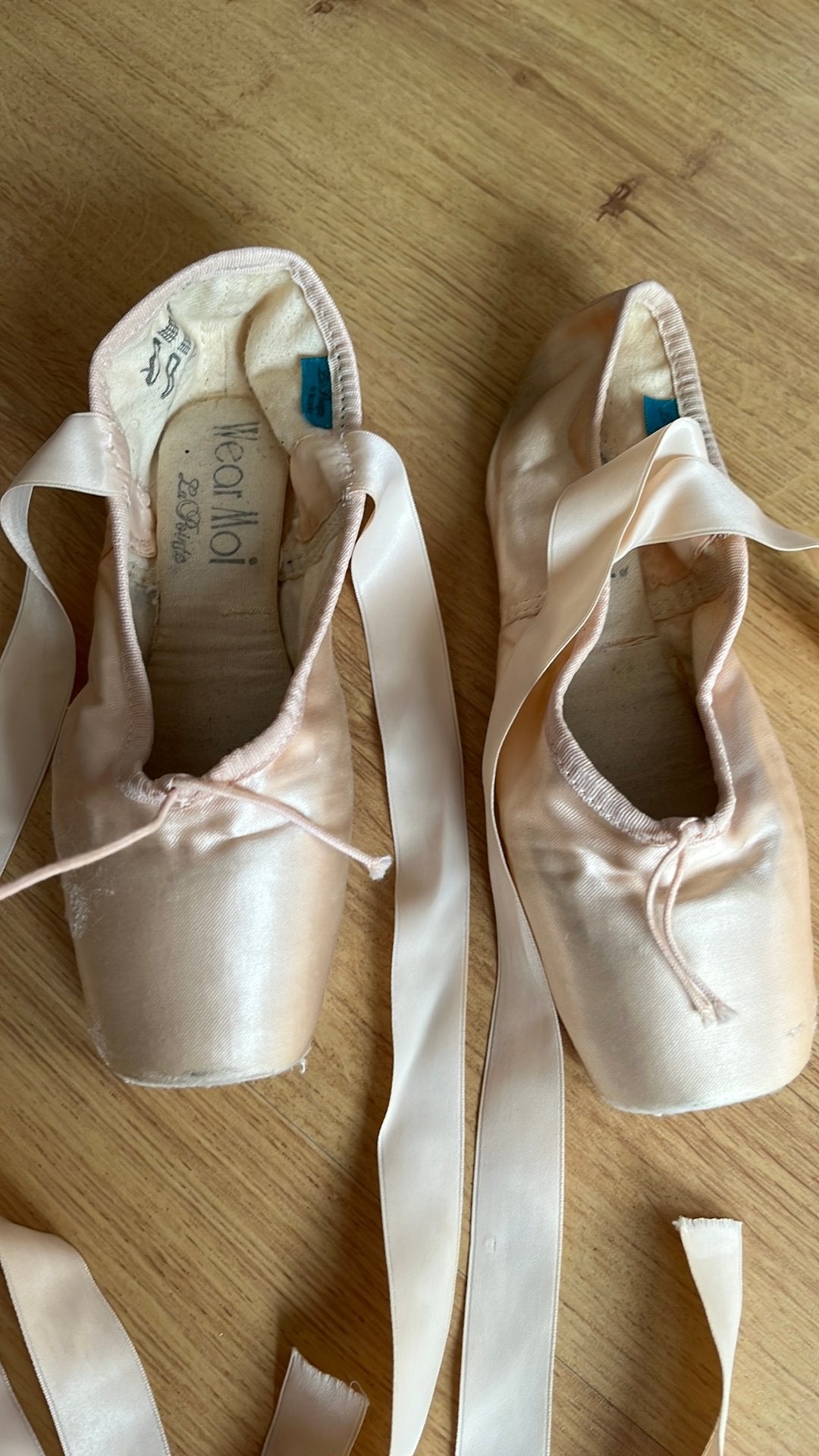 Pointes ( maat 3,5) ( of schoenmaat 36-37), Sport en Fitness, Ballet, Ophalen of Verzenden, Gebruikt, Schoenen