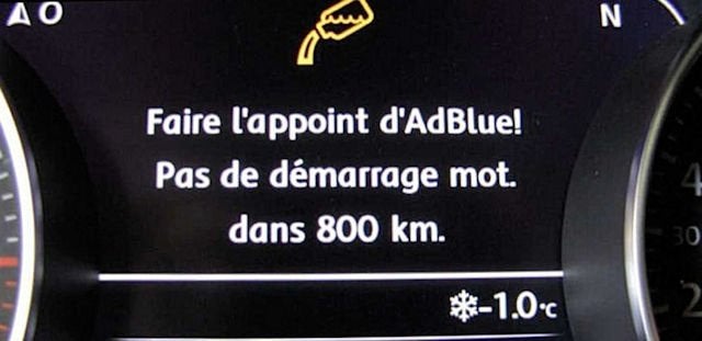 solution AdBlue • FAP • Vanne EGR, Enlèvement
