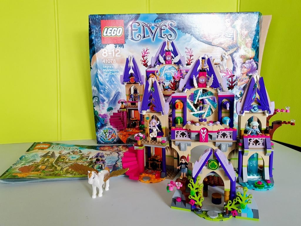 Lego Elves Kyra's mysterious sky castle, Ophalen, Zo goed als nieuw, Complete set, Lego