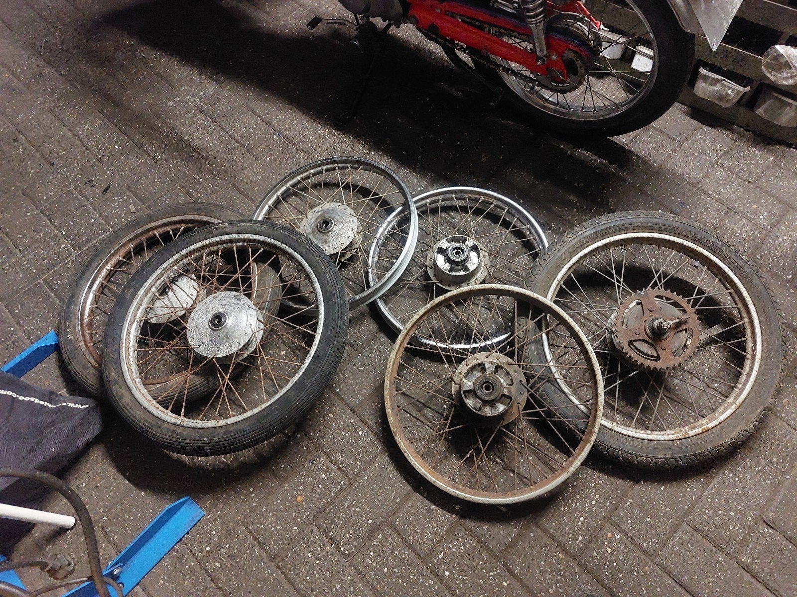 ss50 wielen, Fietsen en Brommers, Ophalen
