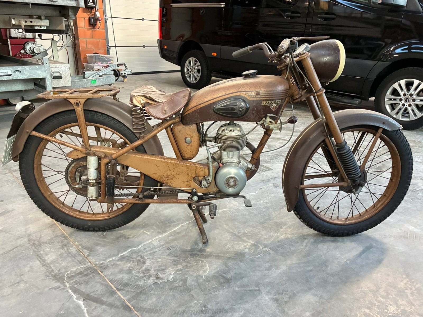 Te koop oude motor 126cc, Enlèvement, Jeep