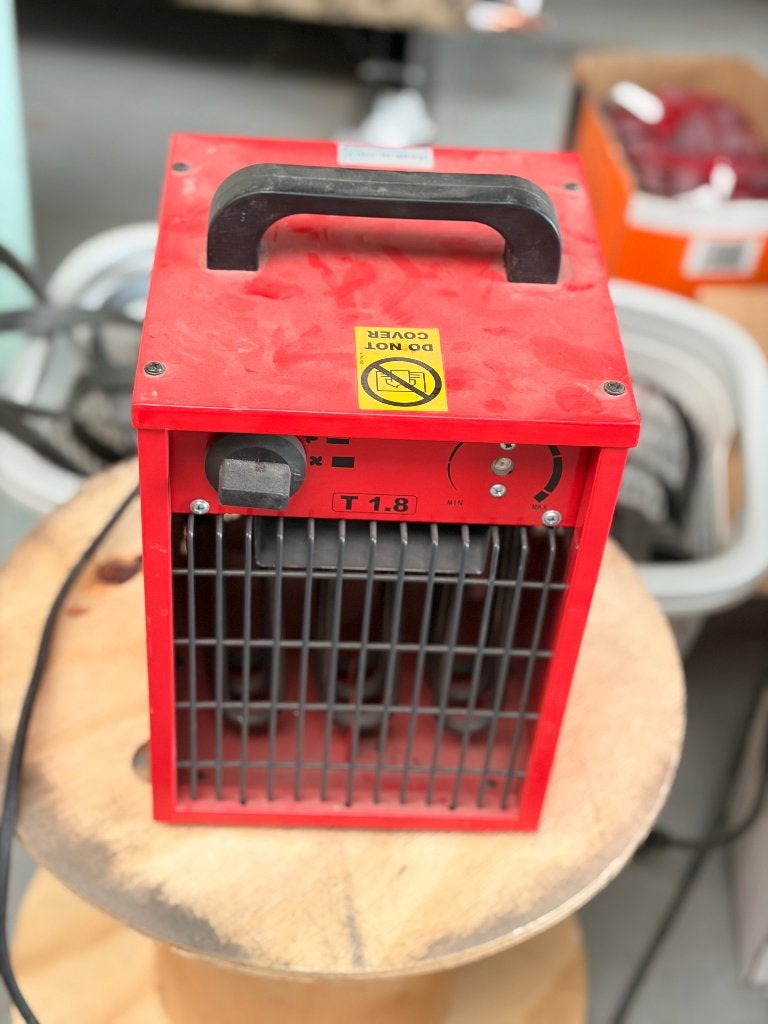 4tecx T1.8 Elektrische werkplaatskachel/Bouwkachel, Ophalen, Zo goed als nieuw