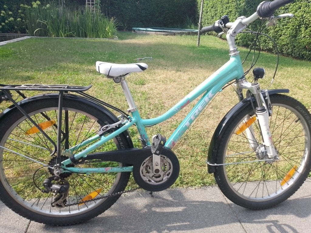 Meisjesfiets Trek 24 inch, Ophalen, Velgrem, Versnellingen, Trek