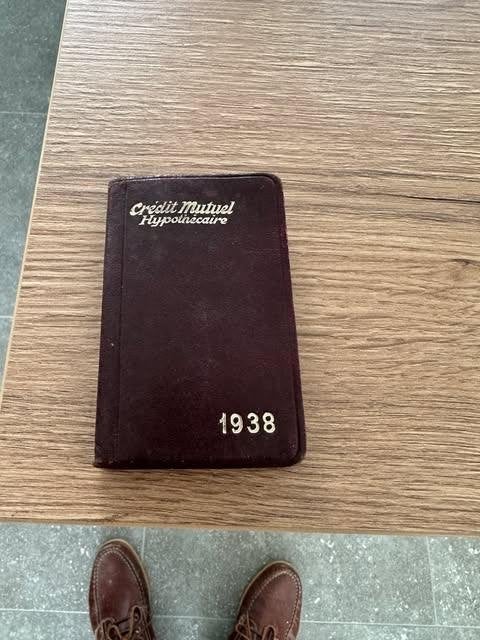 agenda credit mutuel hypothécaire 1938, Crédit mutuel, Enlèvement ou Envoi, Utilisé, Info@créditmoiu.hy